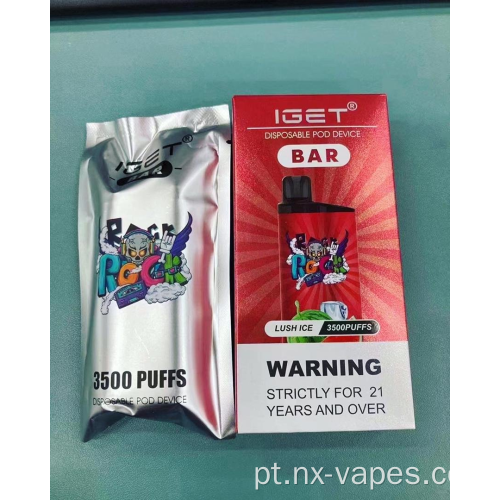 IGET Bar Disponível Vape 3500puffs